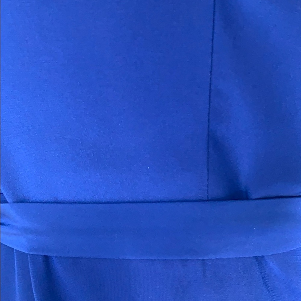 NWT Amanda Uprichard Royal Blue Wrap Maxi M - Picture 11 of 13